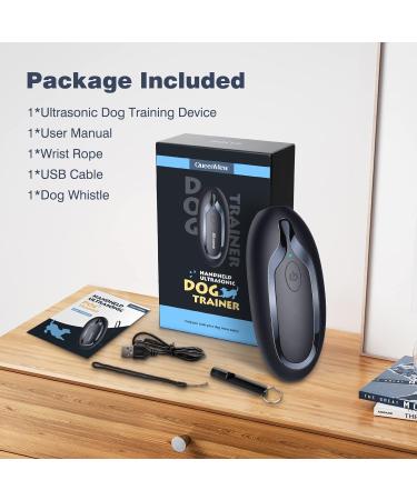 Stop Dog Barking Device Ultrasonic Anti Barking Devices for Dogs 16.4FT Rechargeable Handheld Dog Barking Control Device Dog Barking Deterrent Dog training Tool Anti Bark Stopper for Most Dogs Blue Black-9 - Buy Online on GoSupps.com