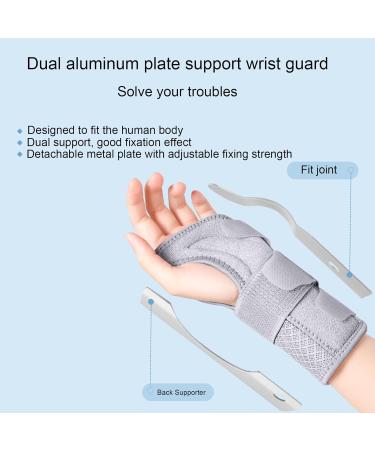 Wrist Support Brace with Splint for Carpal Tunnel & Tendinitis Relief - Pain Relief for Arthritis Tennis Elbow & More (L-Right - Buy Online on GoSupps.com