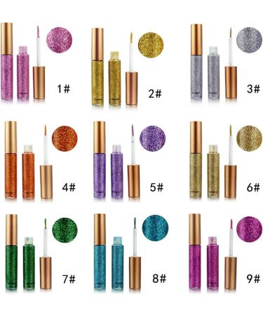 Angoily 20 Pcs Eyeliner Pencil Liquid Eyeshadow Glitter Eyeliner Liquid Eyeliner Set - Buy Online on GoSupps.com