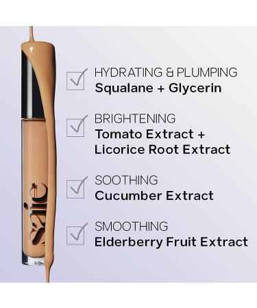 Saie Hydrabeam Concealer - Shade 3 (0.2 oz) | Light Coverage Brightening Creamy Under Eye Concealer - Buy Online on GoSupps.com