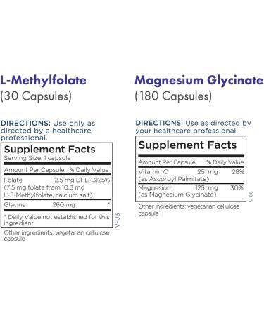 MethylPro L-Methylfolate 7.5mg + Metabolic Maintenance Magnesium Glycinate Bundle - Active 5-MTHF & Vitamin C - Buy Online on GoSupps.com