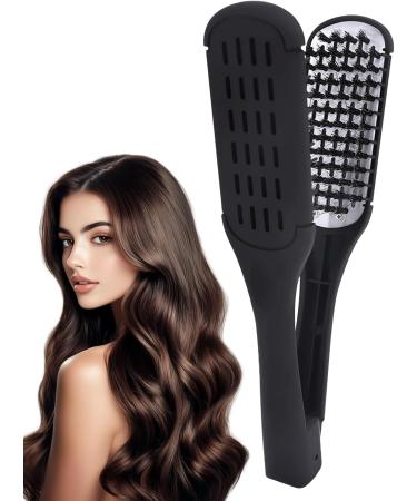 Hair straightener Double sided for straightening the Hair Nonslip Hairdressing Tools Comfortable To Hold The Hair Straightening Brush For Girl Friend And Sister - Buy Online on GoSupps.com