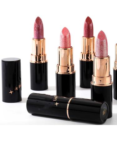  G n rique Diamond Glitter Lipstick Metallic Pearlescent Lipstick Metallic Lipstick For Women Moisturizing Formula Long Lasting Waterproof And Smudge-Free (#01) - Buy Online on GoSupps.com