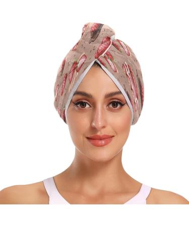 Buy Sweets Dry Hair Cap - 2 Piece Quick Drying Towel Set with Button Headband | Super Absorbent & Comfortable for Every Hair Type - International Shipping Available - Buy Online on GoSupps.com