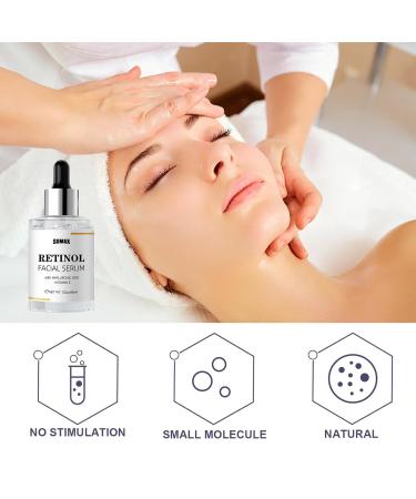 Retinol Facial Serum with Hyaluronic Acid & Vitamin E | Anti-Aging Skin Repair | Reduce Wrinkles & Fine Lines - Buy Online on GoSupps.com