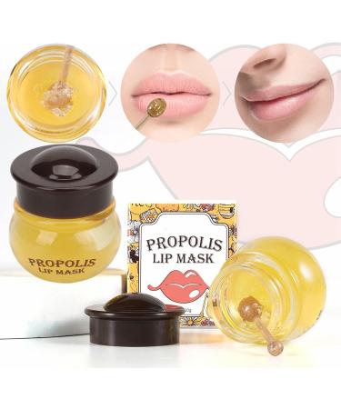 Sonew 10g Lip Sleeping Mask Dead Skin Remover Overnight Lip Mask for Lighten Dark Lip Color and Reduce Lip Lines Honey Lip Balm for Peeling Lips - Buy Online on GoSupps.com