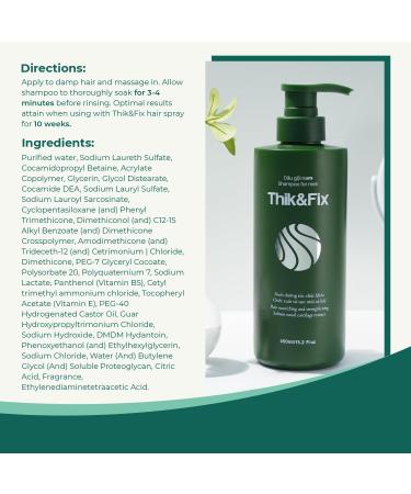 Thik&Fix Shampoo for Hair Loss & Growth | Restore Hair Growth Cycle | Effective Treatment for Men (15.2oz - Buy Online on GoSupps.com