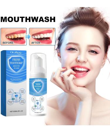 Whitening Toothpaste Mousse 60ml Brighten Teeth Remove Stains & Color Correction Foam for White Teeth | 1PC - Buy Online on GoSupps.com