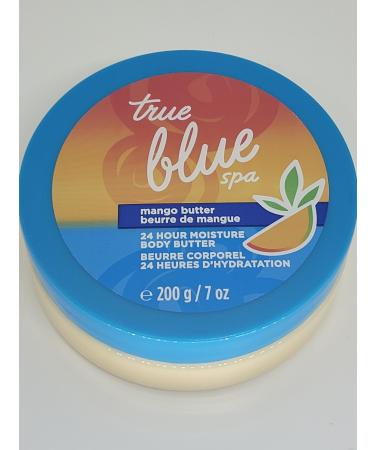 Bath and Body Works True Blue Spa 24 Hour Moisture Mango Body Butter 7 Ounce