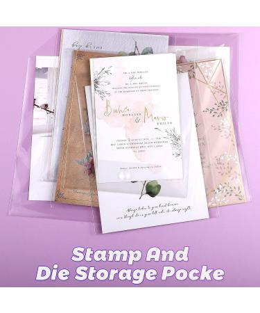 100 Clear Stamp and Die Storage Pockets - 6.75 x 9.25 Inches | CPP Plastic Pockets - Buy Online on GoSupps.com