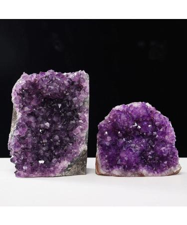 Room Decoration Amethyst Cluster - Uruguay Irregular Purple Quartz Crystal Cluster with Polished Edges - Natural Amethyst Specimen for Home Decor Gifts Ornament Geography Teaching 3.3lbs (Size : 4.4l 4.4lbs - Buy Online on GoSupps.com