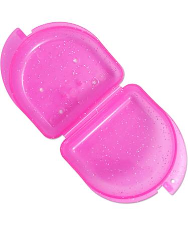 5 x Mouthguard Box for Ortho Retainers Sports Gear & Dentures - Glitter Mix | International Shipping Available - Buy Online on GoSupps.com
