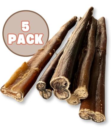 Purely Paws All-Natural Beef Bully Sticks - Safe Digestible Dog Chews - Long-Lasting Low-Odour Rawhide Free - (12" 5 Count) 12" (Pack of 5) - Buy Online on GoSupps.com