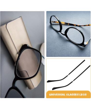 Ultechnovo Accessories: Metal Temple Arm Replacement Covers for Sunglasses - Glasses Repair Set (Black 14x3cm) - Buy Online on GoSupps.com
