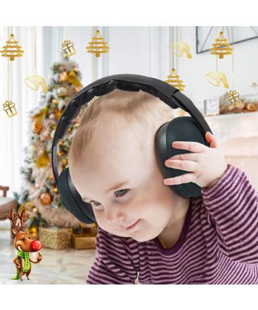 GUKOY Baby Ear Protection Headphones for Ages 0-3 | Noise Cancelling & Reduction Earmuffs for Infant Hearing | Black - Buy Online on GoSupps.com