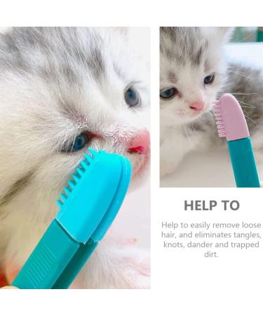 2-Piece Dog Tear Stain Remover & Eye Comb Brush Set - Effective Pet Care for Happy Clean Eyes - Buy Online on GoSupps.com