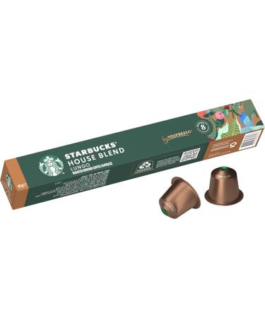 Starbucks - Espresso House Blend Lungo Coffee Capsule - Compatible Nespresso - Intensit de la saveur 8-10 Capsules - Buy Online on GoSupps.com