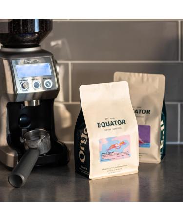 Equator Coffee J.O.M.O Decaf Coffee Blend Naturally Processed by CO2 Method Caffeine Free Delight Milk Chocolate and Sweet Notes J.O.M.O DECAF 908 g (Pack of 1) - Buy Online on GoSupps.com