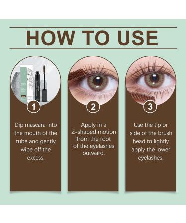 Volumizing Mascara - Enhances Natural Lashes Increases Thickness | Waterproof Mascara Intense Black Pigment Non-Irritant Build-Up Formula for Wash-Out - Buy Online on GoSupps.com