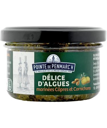 Marinated seaweed delight with capers and pickles Pointe de Penmarc'h set of 2 verrines of 90 g - Delivery in 2 to 3 working days from Brittany - Buy Online on GoSupps.com