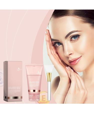 Collagens Night Wrapping Maskes | collage-n Overnight Wrapping Peel Off Facial mas-k | Bio collage-n Face mas-k Overnight Nourishing Face Collagens Night Maskes Collagens Maskes Overnight - Buy Online on GoSupps.com