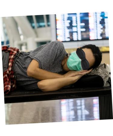 2pcs 3D Stereo Goggles Eyepatch for Adults | Satin Sleep Mask for Travel & Sleeping | Cotton Eye Cover for Blackout | Portable & Comfortable - Buy Online on GoSupps.com
