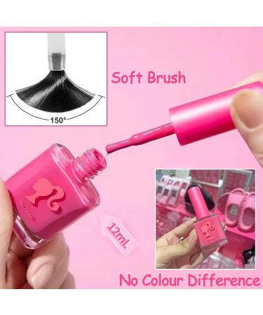 Neon Pink Nail Polish - Strengthening Hot Pink Nail Varnish Quick Dry - Long Lasting Oil Base Natural Nail Polish - Breathable Vegan Nail Polish No Need Nail Lamp for DIY Nail Art - Buy Online on GoSupps.com
