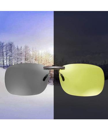 Clip On Photochromic Blue Light Glasses | Block 85% Blue Light | See Better Outdoors & While Driving | Improve Sleep, Stop Eye Pain & Headaches - Buy Online on GoSupps.com