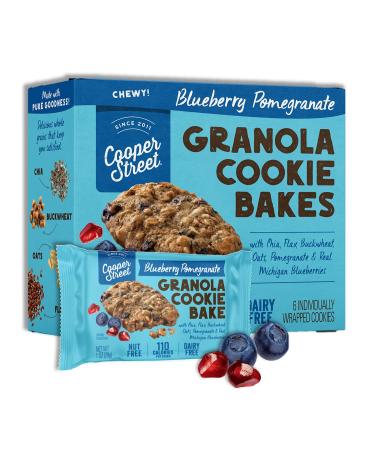 Cooper Street Cookies Chewy Granola Bakes Blueberry Pomegranate (Blueberry Pomegranate, 12 Count) Blueberry Pomegranate 12 Count (Pack of 1)