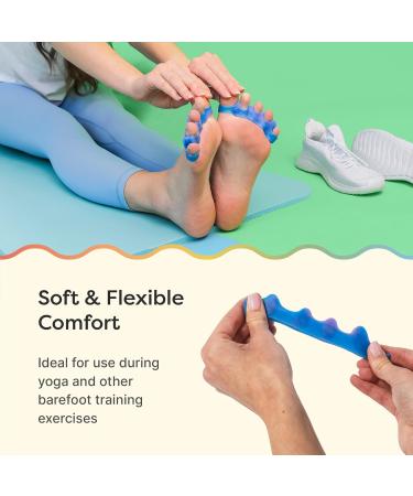 ZenToes Silicone Toe Spacers - Correct Toe Alignment & Bunion Relief - 1 Pair (Moonlight) | International Shipping Available - Buy Online on GoSupps.com