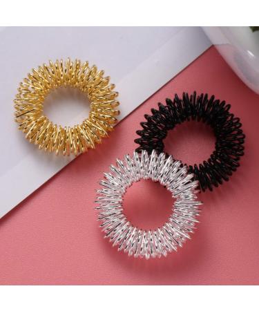 Buy Sensory Finger Rings Set - Acupressure Massage Tools for Children & Adults - Perfect for Classrooms - Silver & Black Options Available - Buy Online on GoSupps.com