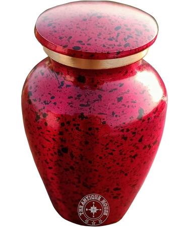 Mini Red Small Cremation Keepsake Urn for Human Ashes - Beautiful Celebration of Life - Timeless Comfort in Red Box - Buy Online on GoSupps.com
