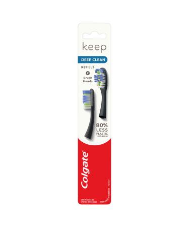 Colgate Keep Replaceable Head Toothbrush Deep Cleansing Refill 2 Count