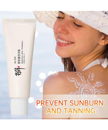 Buy Korean Sunscreen Cream - SPF 50+++ PA+++ | Relief Sun Organic Moisturizing for All Skin Types - Buy Online on GoSupps.com
