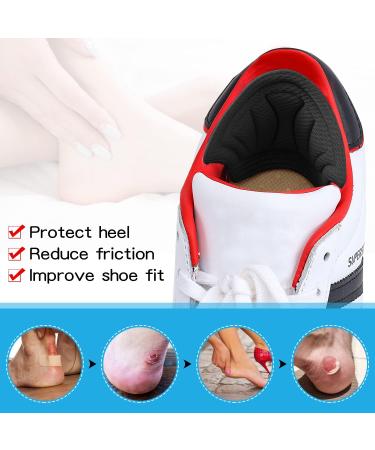 Adhesive Back Heel Cushion Pads for Loose Shoes - 6PCS Black - Buy Online on GoSupps.com