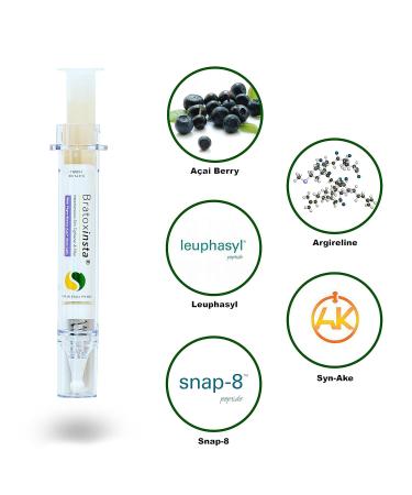 Bratoxinsta Anti-Aging Peptides & Silica Eye & Neck Serum - Instant Tightening & Brightening Ampoule Set - Buy Online on GoSupps.com