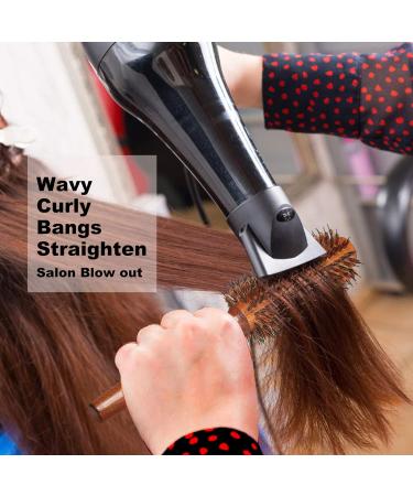 Bestool 2.2 Inch Boar Bristle Round Hair Brush for Blow Drying - Wooden Barrel Styling Brush for Women & Men - Straightening, Curling, Shine & Volume - Buy Online on GoSupps.com