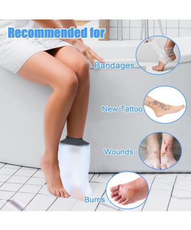 Gaeshow Waterproof Foot & Leg Protector for Plaster - Shower Protection for Ankle & Leg Casts - Buy Online on GoSupps.com