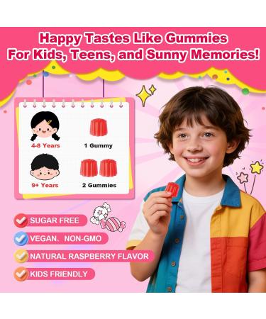 90 Count | Iron Gummies for Kids, Kids Multivitamin with Calcium, Zinc, Folate, Omega-3 & Lutein, Support Energy, Immnity, Iron Deficiency, Anemia & Brain Health, Vegan, Sugar-Free, Strawberry Flavor 90 Count (Pack of 1) - Buy Online on GoSupps.com