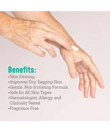 Nuventin Collagen Firming Cream with Aloe Vera & Green Tea - Anti Aging Moisturizer for Dry, Sagging Skin - 15 Fl Oz - Buy Online on GoSupps.com