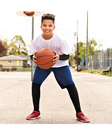 Buy 4 Pairs Kids Thermal Arm & Leg Warmers | Compression Fleece Non-Slip Sleeves for Boys & Girls | M Size | Ideal for Sports & Running - Buy Online on GoSupps.com