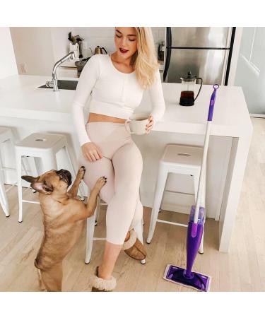 NEW YOUNG High Waisted Capri Leggings with Pockets for Women - XXL, White - Buy Online on GoSupps.com