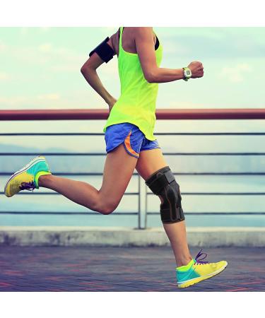 Thx4COPPER Hinged Knee Brace - Adjustable Open Patella with Dual Side Stabilizers for Men & Women - Compression Support for Knee Pain Relief - MCL ACL LCL Tendonitis Ligament - Size M (1 Pack) - Buy Online on GoSupps.com