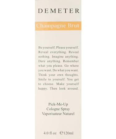 Demeter Champagne Brut for Women Pick-Me Up Cologne Spray 4.0 Ounce Champagne Brut 4 Ounce (Pack of 1) - Buy Online on GoSupps.com