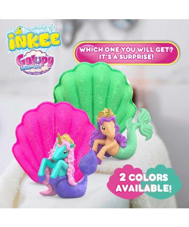 Buy Inkee Galupy Mermaid Bathing Ball Surprise Inside Mussel Shape Mermaid Figures & Cotton Candy Aroma | Ideal Gift for Kids International Shipping Available - Buy Online on GoSupps.com