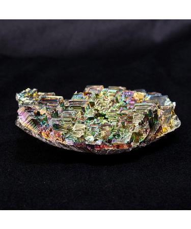 Natural Rock Crystal Cluster Quartz Geode Stone Bismuth ore Rainbow Stone Colorful Specimen for ReikiHome Decor 300g Crystal Cluster (Size : 200g) - Buy Online on GoSupps.com