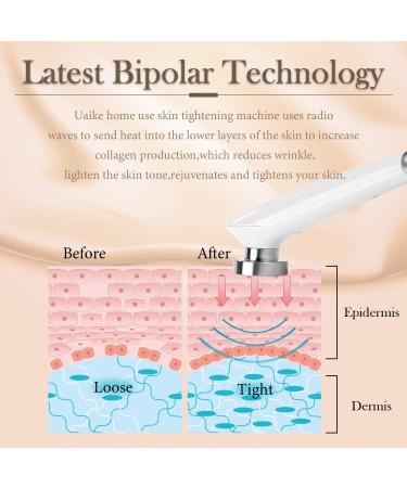 Uaike RF Radio Frequency Skin Tightening Device - 3 Energy Levels - Home Use Facial Machine for Face and Body - Buy Online on GoSupps.com