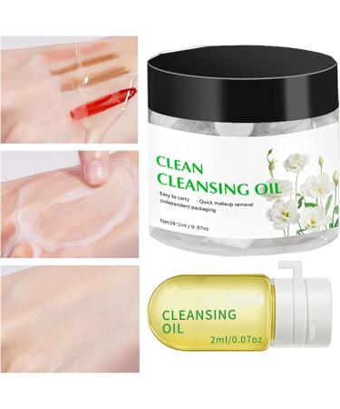 Huile D maquillante | Jetables Visage Huile Nettoyant Format Voyage - Soins de la peau D maquillant pour les yeux Travel Essentials Baume d maquillant - Buy Online on GoSupps.com