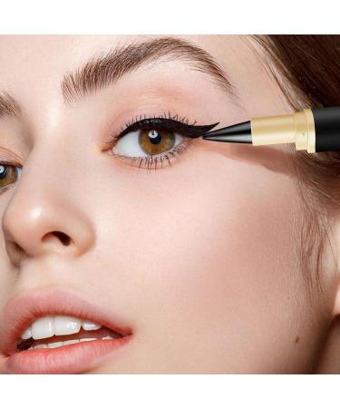 KHDULQ 2 pieces matte quickdrying eyeliner kajal pen waterresistant eyeliner stick pencil for daily makeup longlasting eye makeup for longlasting eye shadow black - Buy Online on GoSupps.com