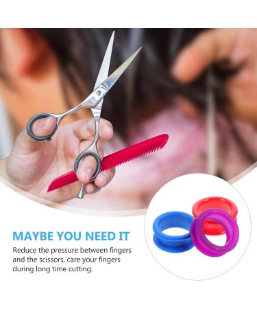 Beaupretty Finger Trap Scissors with Thumb Inserts | Slip-Resistant Silicone Fingering Accessories for Dog Care | 2-Pack in Various Colors - 3x2x1cm - Buy Online on GoSupps.com
